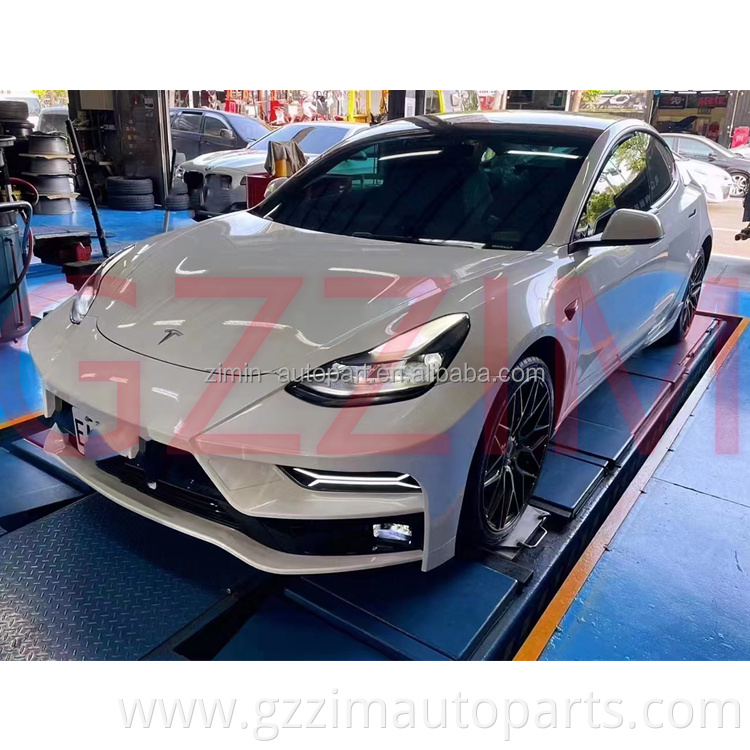 Car Front Bumper Facelift Front Bumper For Model 3